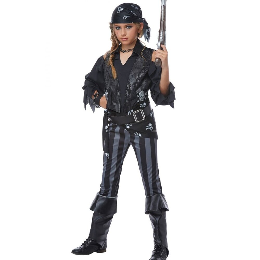 Rebel Pirate Child Costume (Large 10-12)